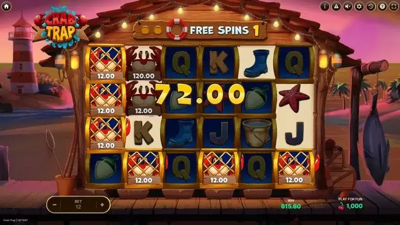 Crab Trap slot screenshot 3