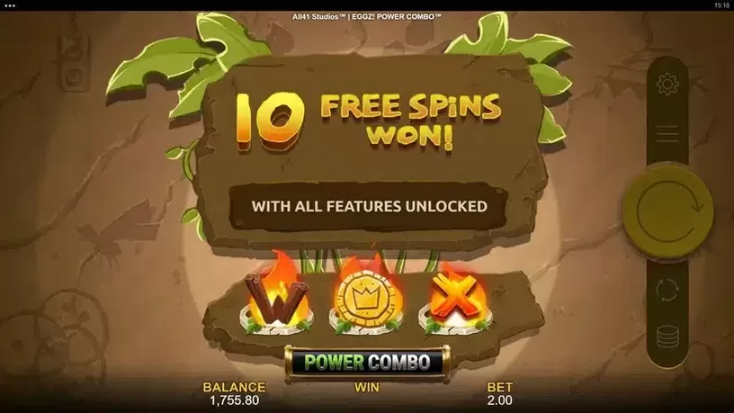 Eggz! POWER COMBO slot screenshot 5