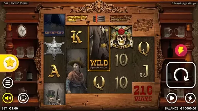 El Paso Gunfight xNudge slot screenshot