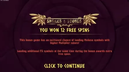 Eye of Medusa slot screenshot 3