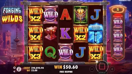 Forging Wilds slot screenshot 5