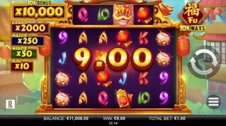 Fu 10K Ways slot screenshot 1