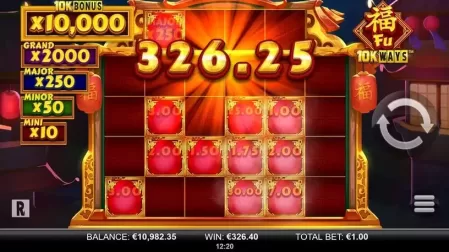 Fu 10K Ways slot screenshot 5