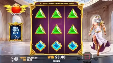 Gates of Olympus Pachi slot screenshot 5