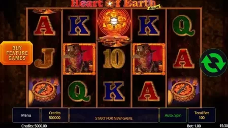 Heart of Earth Deluxe slot screenshot 1