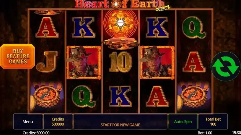 Heart of Earth Deluxe slot screenshot 