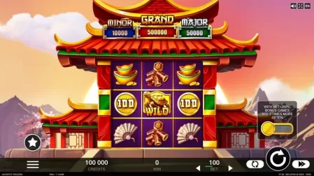 Jackpot Pagoda slot screenshot 1