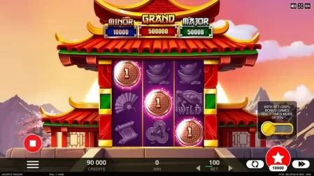 Jackpot Pagoda slot screenshot 2