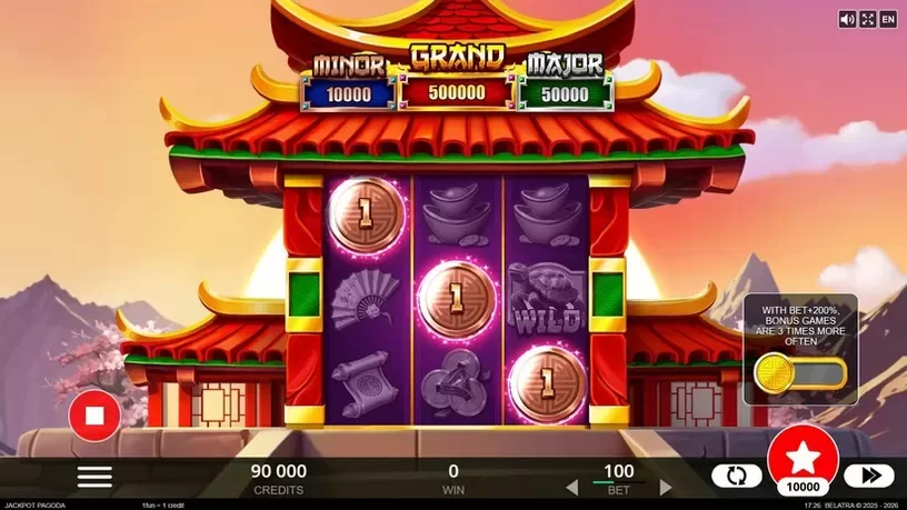 Jackpot Pagoda slot screenshot 2
