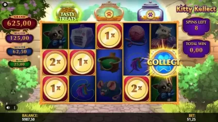Kitty Kollect slot screenshot 3