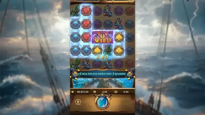 Kraken Gold Rush slot screenshot 3