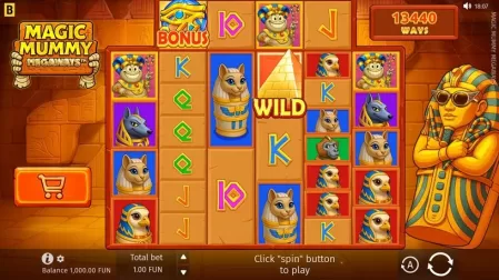 Magic Mummy MEGAWAYS slot screenshot 1