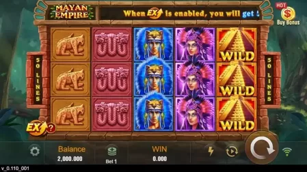 Mayan Empire slot screenshot 1