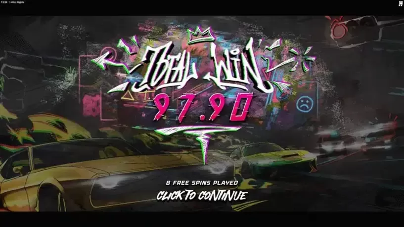 Nitro Nights slot screenshot 