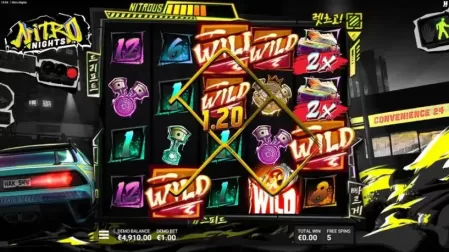 Nitro Nights slot screenshot 4