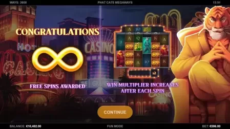 Phat Cats Megaways slot screenshot 3