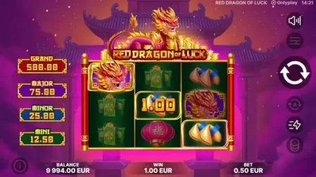 Red Dragon of Luck slot screenshot 3