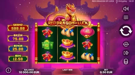 Red Dragon of Luck slot screenshot 1