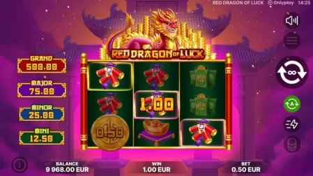 Red Dragon of Luck slot screenshot 4