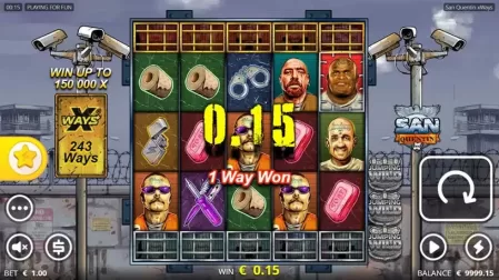 San Quentin xWays slot screenshot 1