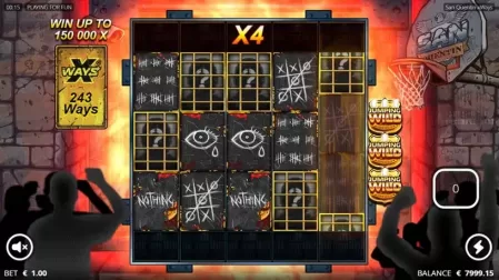 San Quentin xWays slot screenshot 3