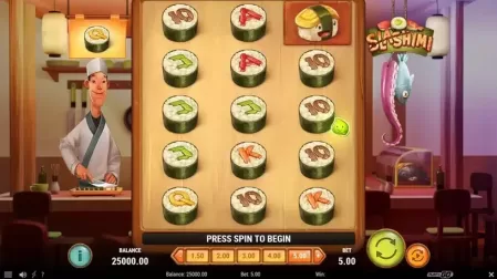 Slashimi slot screenshot 1
