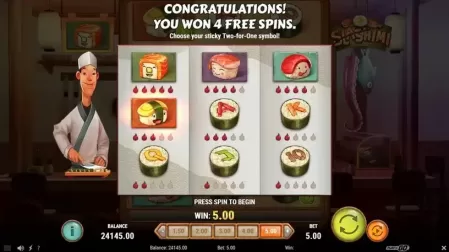 Slashimi slot screenshot 5