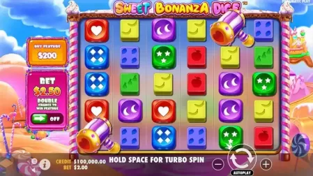 Sweet Bonanza Dice slot screenshot 1