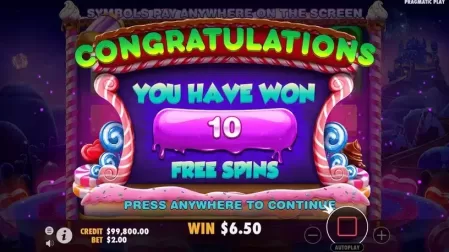 Sweet Bonanza Dice slot screenshot 4