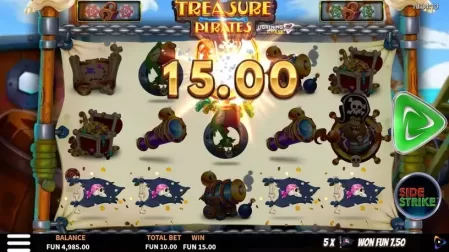 Treasure Pirates slot screenshot 3