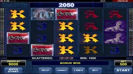 Vampires slot screenshot 2