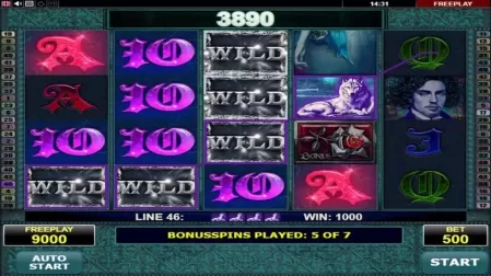 Vampires slot screenshot 5