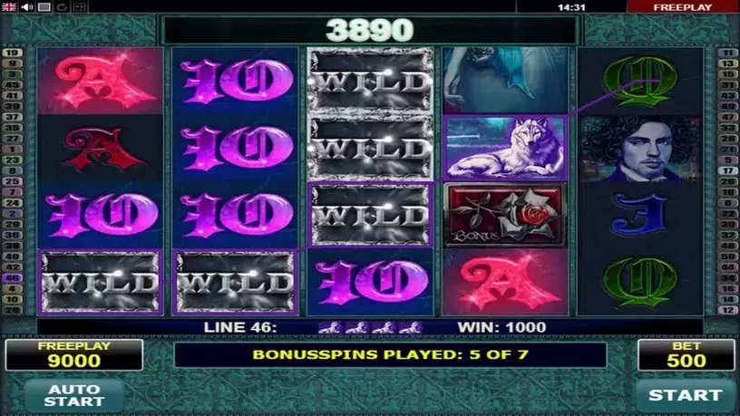Vampires slot screenshot 5