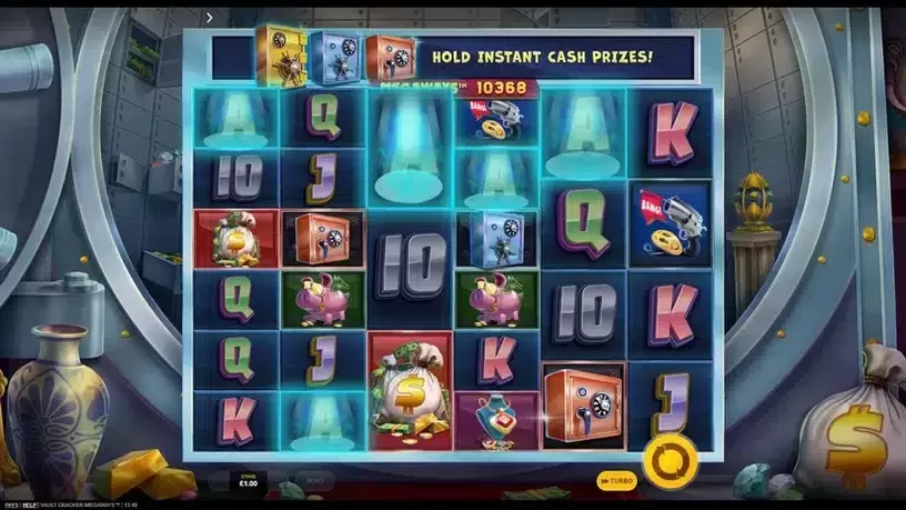 Vault Cracker Megaways slot screenshot 2