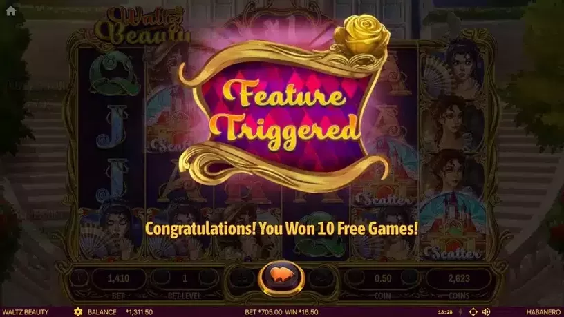 Waltz Beauty slot screenshot 4