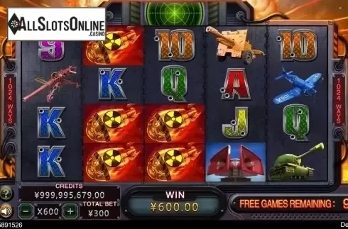 Free Spins Screen. 1945 from CQ9Gaming