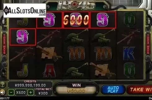 Win Screen . 1945 from CQ9Gaming