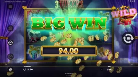 3 Jokers slot screenshot 5