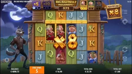 Big Bad Wolf Megaways slot screenshot 6