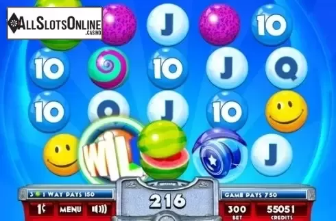 Win Screen2. Big Prize Bubblegum from Incredible Technologies