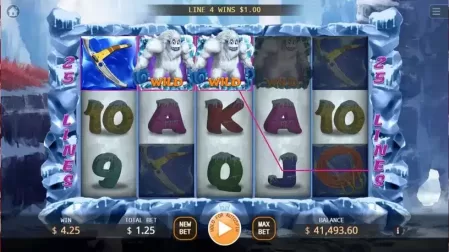 Bigfoot Yeti slot screenshot 2