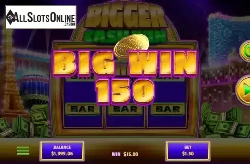 Big Win screen