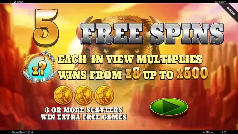Bison Bonanza slot screenshot 5