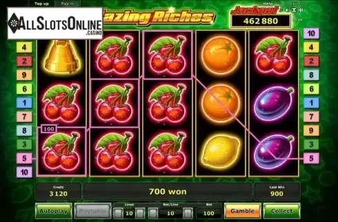 WIn. Blazing Riches from Greentube