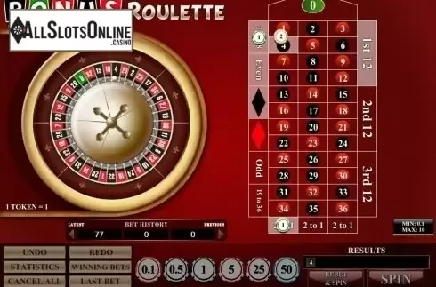 Game Screen. Bonus Roulette (iSoftBet) from iSoftBet