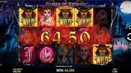 Brides of Dracula Hold and Win slot screenshot 3