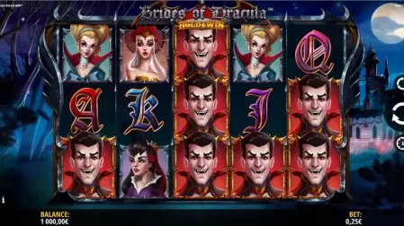 Brides of Dracula Hold and Win slot screenshot 1
