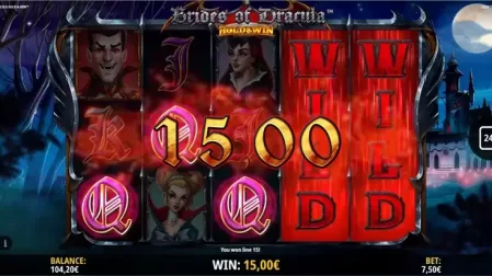 Brides of Dracula Hold and Win slot screenshot 5
