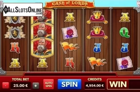 Reels Screen. Cash of Lords from GAMING1