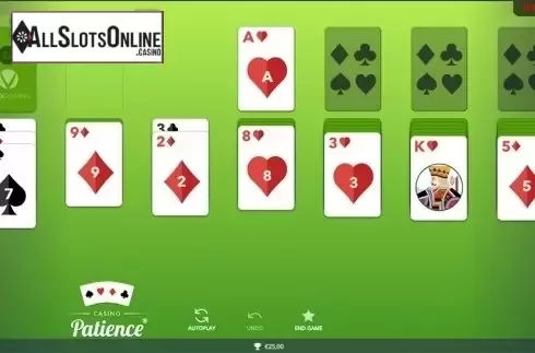 Game workflow. Casino Patience (Oryx) from Oryx